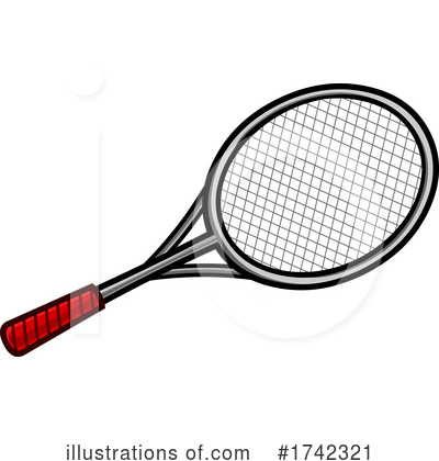 Tennis Racket Clipart #1742321 by Hit Toon