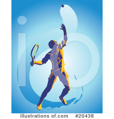 Royalty-Free (RF) Tennis Clipart Illustration by Tonis Pan - Stock Sample #20438