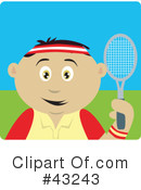 Tennis Clipart #43243 by Dennis Holmes Designs
