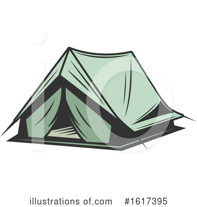 Royalty-Free (RF) Tent Clipart Illustration by Vector Tradition SM - Stock Sample #1617395
