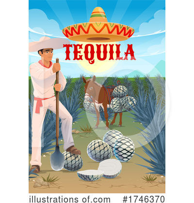 Royalty-Free (RF) Tequila Clipart Illustration by Vector Tradition SM - Stock Sample #1746370
