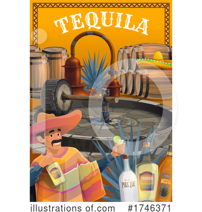 Royalty-Free (RF) Tequila Clipart Illustration by Vector Tradition SM - Stock Sample #1746371