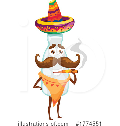 Royalty-Free (RF) Tequila Clipart Illustration by Vector Tradition SM - Stock Sample #1774551