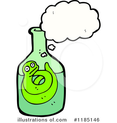 Tequilla Worm Clipart #1185146 by lineartestpilot