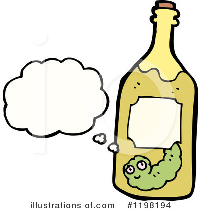 Royalty-Free (RF) Tequilla Worm Clipart Illustration by lineartestpilot - Stock Sample #1198194