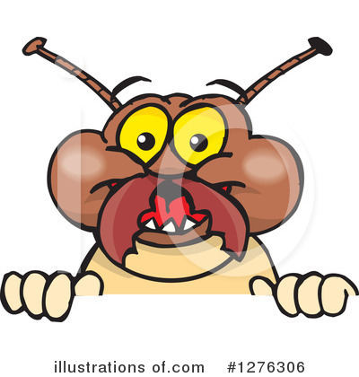 Royalty-Free (RF) Termite Clipart Illustration by Dennis Holmes Designs - Stock Sample #1276306