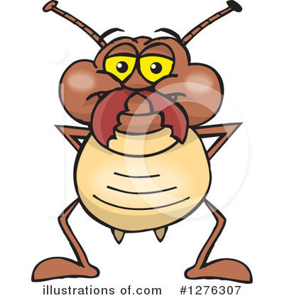 Royalty-Free (RF) Termite Clipart Illustration by Dennis Holmes Designs - Stock Sample #1276307