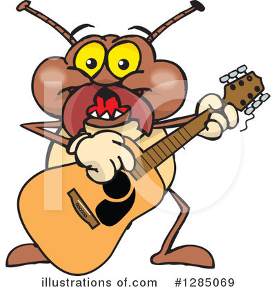 Royalty-Free (RF) Termite Clipart Illustration by Dennis Holmes Designs - Stock Sample #1285069