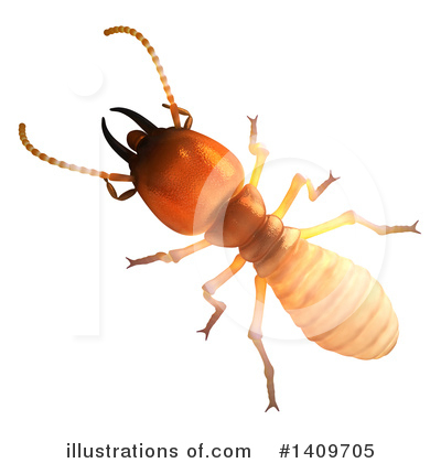Termite Clipart #1409705 by Leo Blanchette