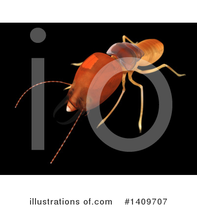 Royalty-Free (RF) Termite Clipart Illustration by Leo Blanchette - Stock Sample #1409707