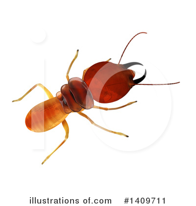 Termite Clipart #1409711 by Leo Blanchette