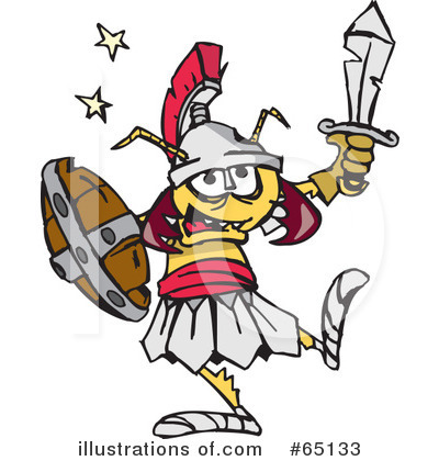Royalty-Free (RF) Termite Clipart Illustration by Dennis Holmes Designs - Stock Sample #65133