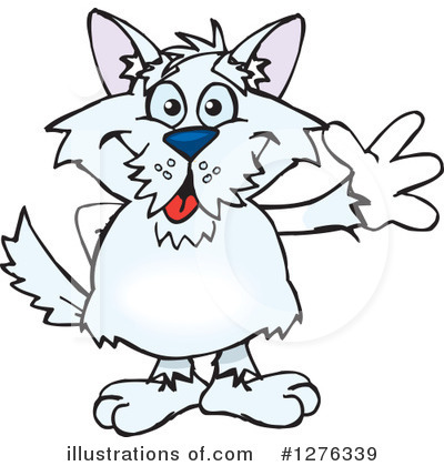 Royalty-Free (RF) Terrier Clipart Illustration by Dennis Holmes Designs - Stock Sample #1276339