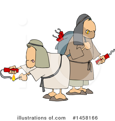 Royalty-Free (RF) Terrorist Clipart Illustration by djart - Stock Sample #1458166