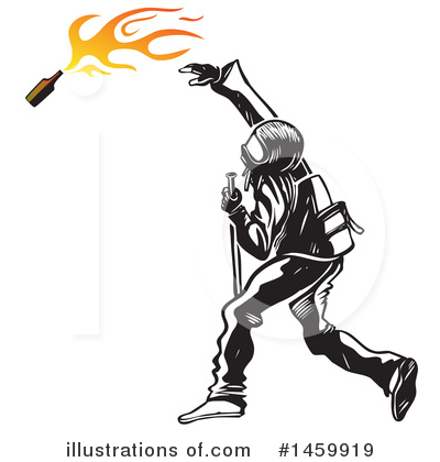 Royalty-Free (RF) Terrorist Clipart Illustration by Domenico Condello - Stock Sample #1459919