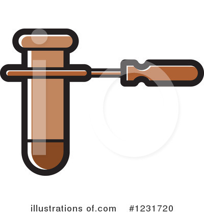 Royalty-Free (RF) Test Tube Clipart Illustration by Lal Perera - Stock Sample #1231720