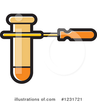 Test Tube Clipart #1231721 by Lal Perera