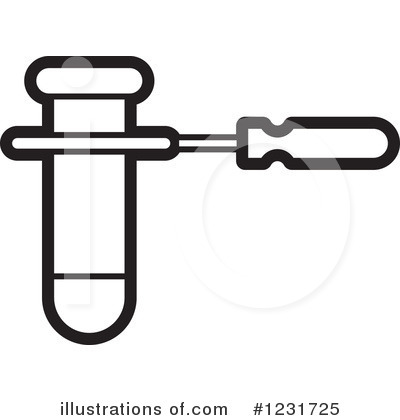 Royalty-Free (RF) Test Tube Clipart Illustration by Lal Perera - Stock Sample #1231725