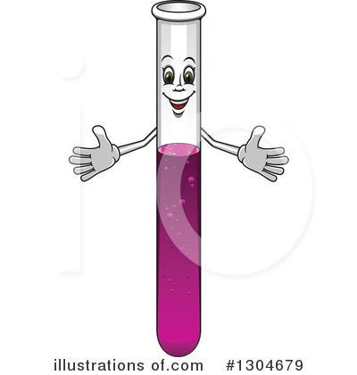 Royalty-Free (RF) Test Tube Clipart Illustration by Vector Tradition SM - Stock Sample #1304679
