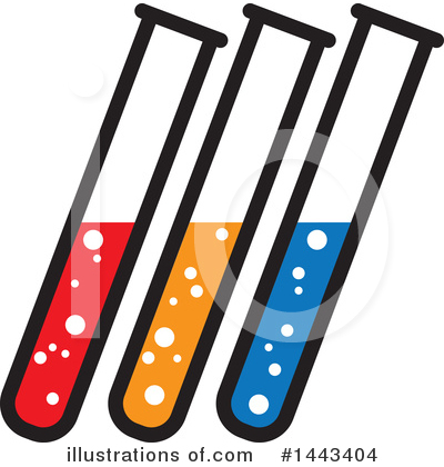 Royalty-Free (RF) Test Tube Clipart Illustration by ColorMagic - Stock Sample #1443404