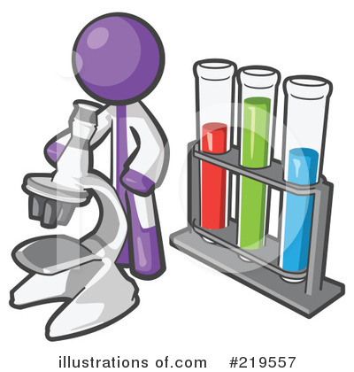 Royalty-Free (RF) Test Tubes Clipart Illustration by Leo Blanchette - Stock Sample #219557