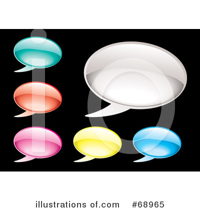 Royalty-Free (RF) Text Balloon Clipart Illustration by michaeltravers - Stock Sample #68965