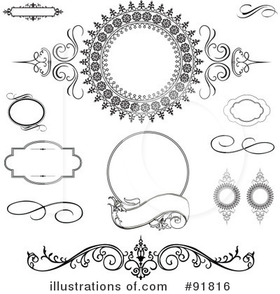 Royalty-Free (RF) Text Box Clipart Illustration by BestVector - Stock Sample #91816