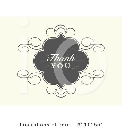 Royalty-Free (RF) Thank You Clipart Illustration by BestVector - Stock Sample #1111551