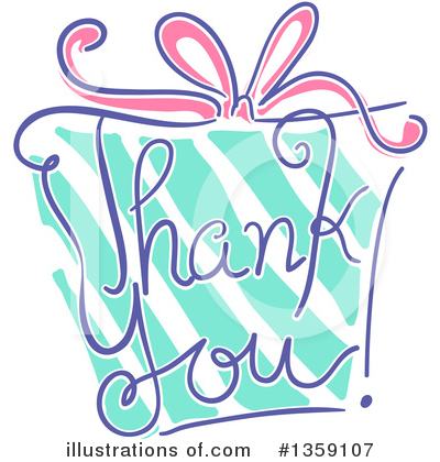 Royalty-Free (RF) Thank You Clipart Illustration by BNP Design Studio - Stock Sample #1359107