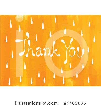 Thank You Clipart #1403865 by Cherie Reve