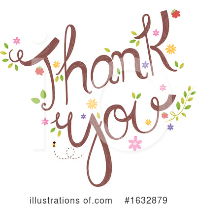 Royalty-Free (RF) Thank You Clipart Illustration by BNP Design Studio - Stock Sample #1632879