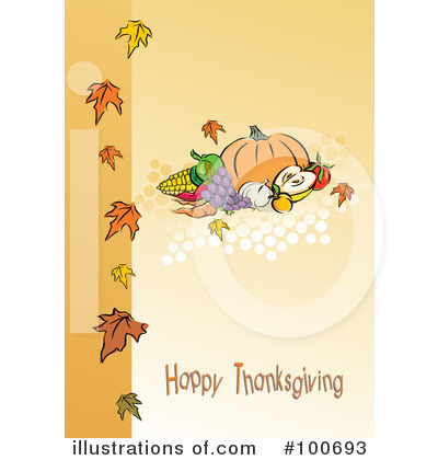 Royalty-Free (RF) Thanksgiving Clipart Illustration by MilsiArt - Stock Sample #100693