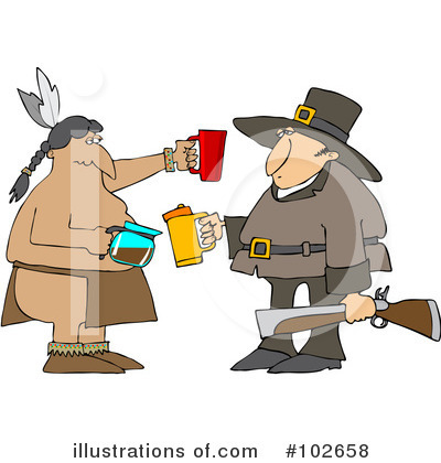 Royalty-Free (RF) Thanksgiving Clipart Illustration by djart - Stock Sample #102658