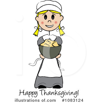 Royalty-Free (RF) Thanksgiving Clipart Illustration by Pams Clipart - Stock Sample #1083124