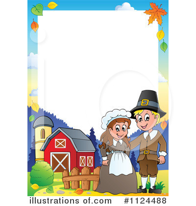 Royalty-Free (RF) Thanksgiving Clipart Illustration by visekart - Stock Sample #1124488
