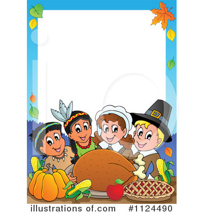 Thanksgiving Turkey Clipart #1124490 by visekart