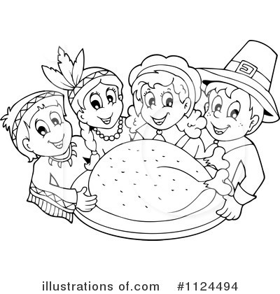 Thanksgiving Turkey Clipart #1124494 by visekart