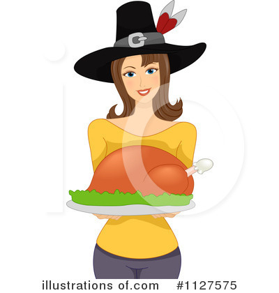 Royalty-Free (RF) Thanksgiving Clipart Illustration by BNP Design Studio - Stock Sample #1127575