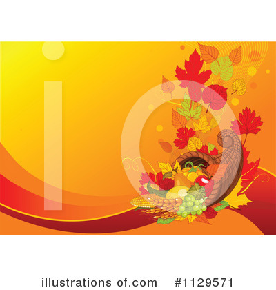Royalty-Free (RF) Thanksgiving Clipart Illustration by Pushkin - Stock Sample #1129571