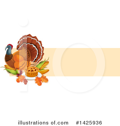 Turkey Bird Clipart #1425936 by Vector Tradition SM
