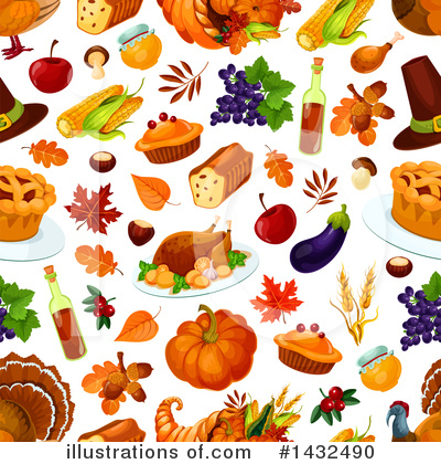 Royalty-Free (RF) Thanksgiving Clipart Illustration by Vector Tradition SM - Stock Sample #1432490