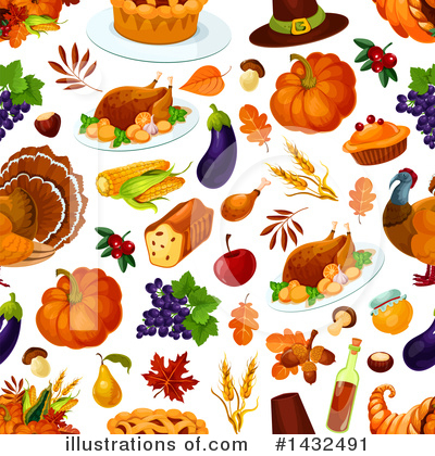 Royalty-Free (RF) Thanksgiving Clipart Illustration by Vector Tradition SM - Stock Sample #1432491