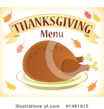Royalty-Free (RF) Thanksgiving Clipart Illustration by visekart - Stock Sample #1481915