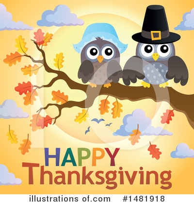Royalty-Free (RF) Thanksgiving Clipart Illustration by visekart - Stock Sample #1481918