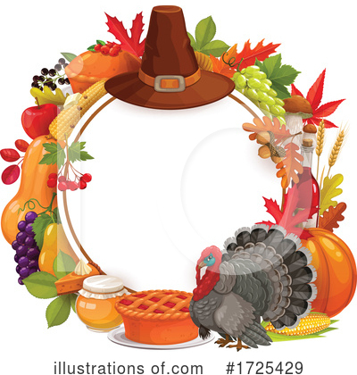 Royalty-Free (RF) Thanksgiving Clipart Illustration by Vector Tradition SM - Stock Sample #1725429