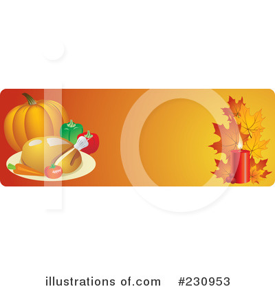 Royalty-Free (RF) Thanksgiving Clipart Illustration by Eugene - Stock Sample #230953