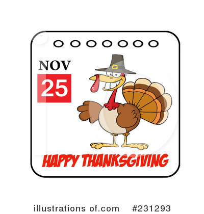 Royalty-Free (RF) Thanksgiving Clipart Illustration by Hit Toon - Stock Sample #231293