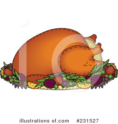 Royalty-Free (RF) Thanksgiving Clipart Illustration by inkgraphics - Stock Sample #231527