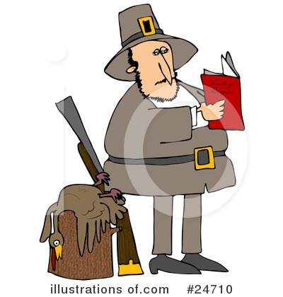 Royalty-Free (RF) Thanksgiving Clipart Illustration by djart - Stock Sample #24710