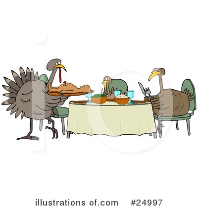 Thanksgiving Turkey Clipart #24997 by djart